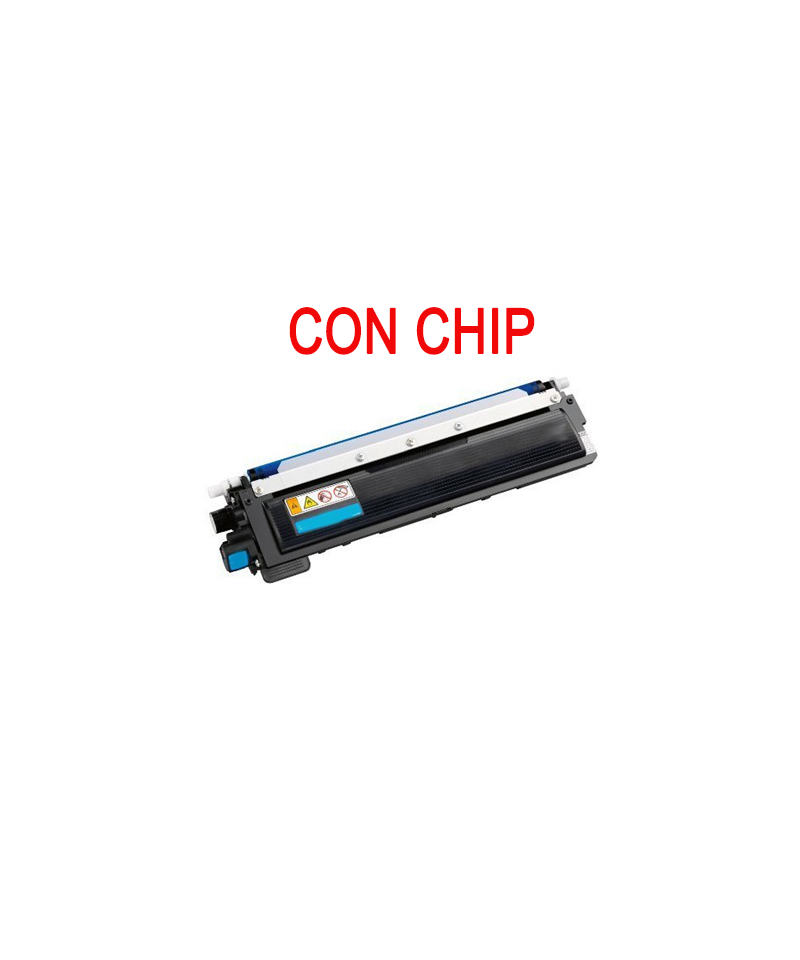 CON CHIP Toner per Brother TN-247 HL-L3210 L3230 L3270 ciano 2300pag.