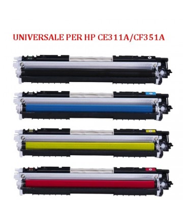 Toner Universale per HP CE311A CF351A CANON 729 CIANO 950pag. Toner Compatibili shop ieginformatica