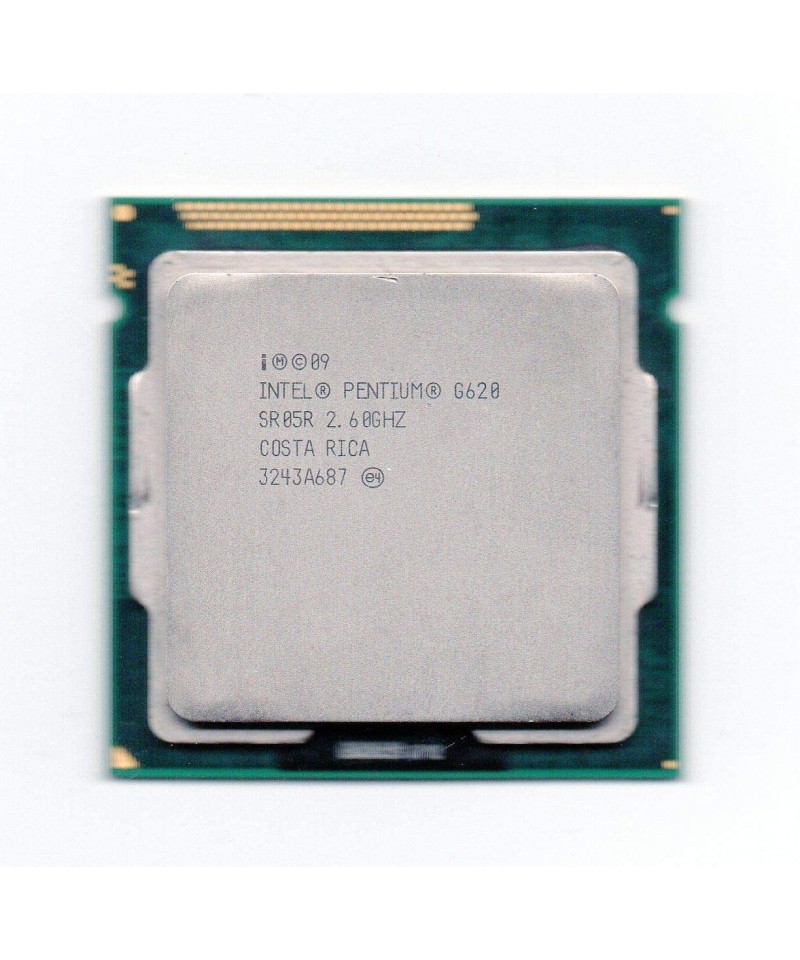 Processore Intel Pentium G620Frequenza base del processore2,60 GHzSocket  FCLGA1155