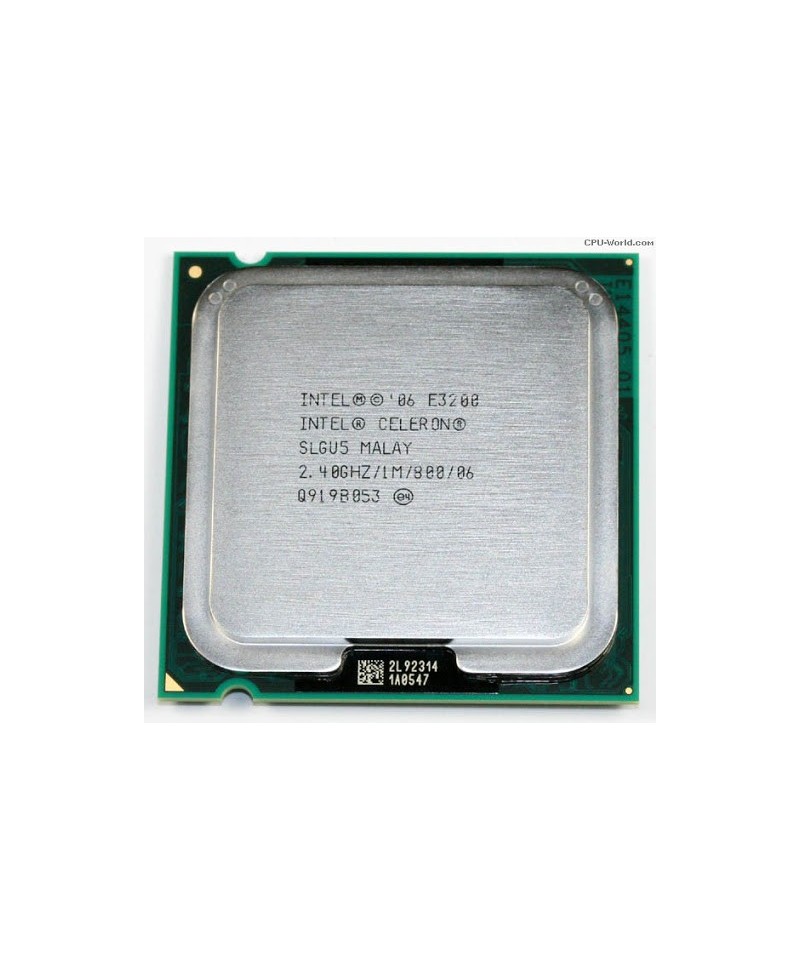 Processore Intel Celeron E 3200Frequenza base del processore2,40 GHzSocket 775