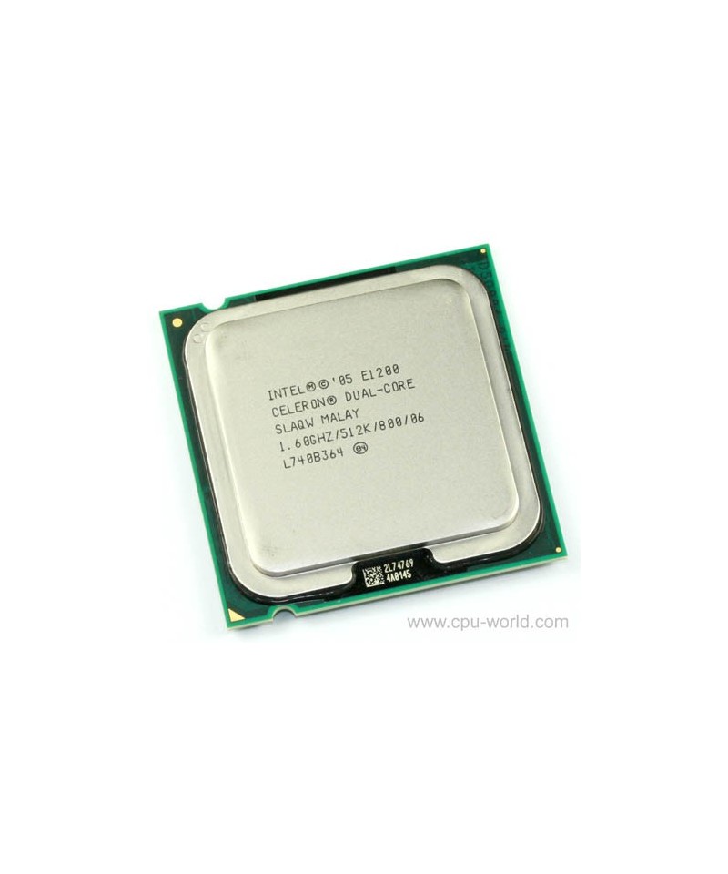 Processore Intel  Celeron E1200Frequenza base del processore1,60 GHzSocket LGA775