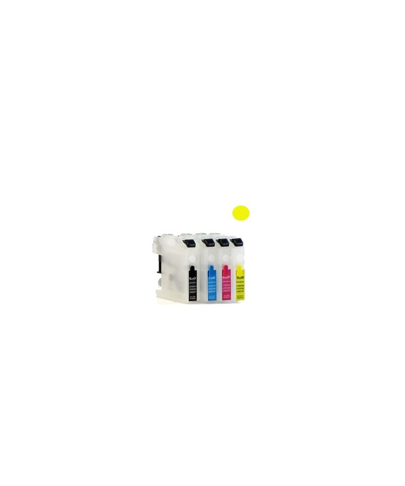 Cartuccia ricaricabile vuota per Brother LC-123 giallo con chip aggiornato Toner Compatibili shop ieginformatica