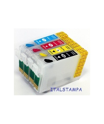 Cartuccia ricaricabile vuota per Epson T1632 ciano con chip autoreset Toner Compatibili shop ieginformatica