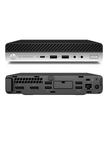 HP EliteDesk 800 G5 MINI i5-9500T 16GB 256GB NVMe W10P COA VGA port Toner Compatibili shop ieginformatica